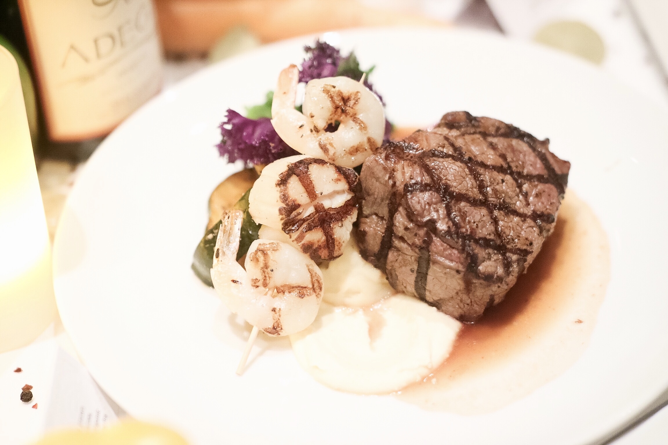 Surf & Turf with 6 oz Alberta Striploin