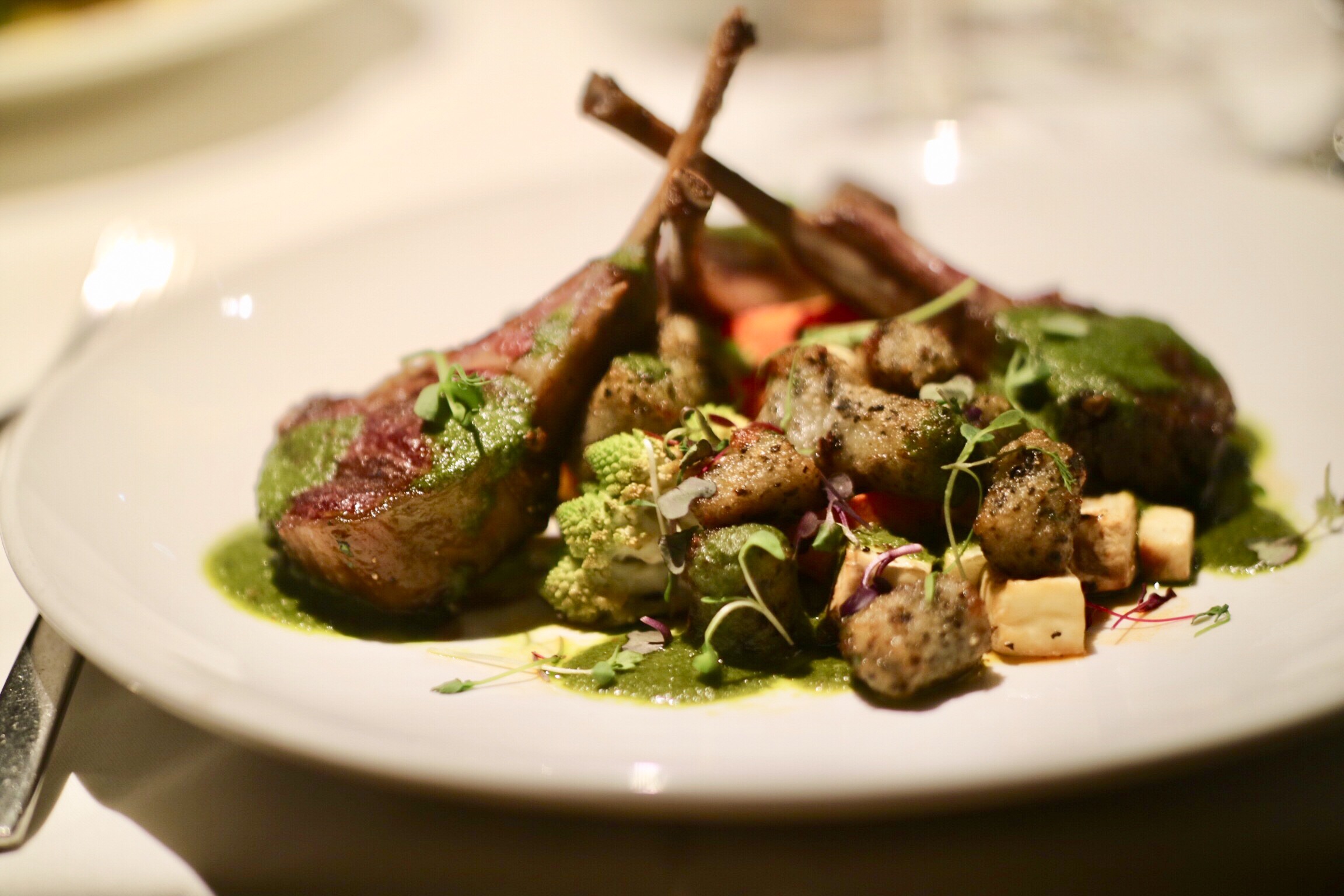 Grilled Lamb Rack
