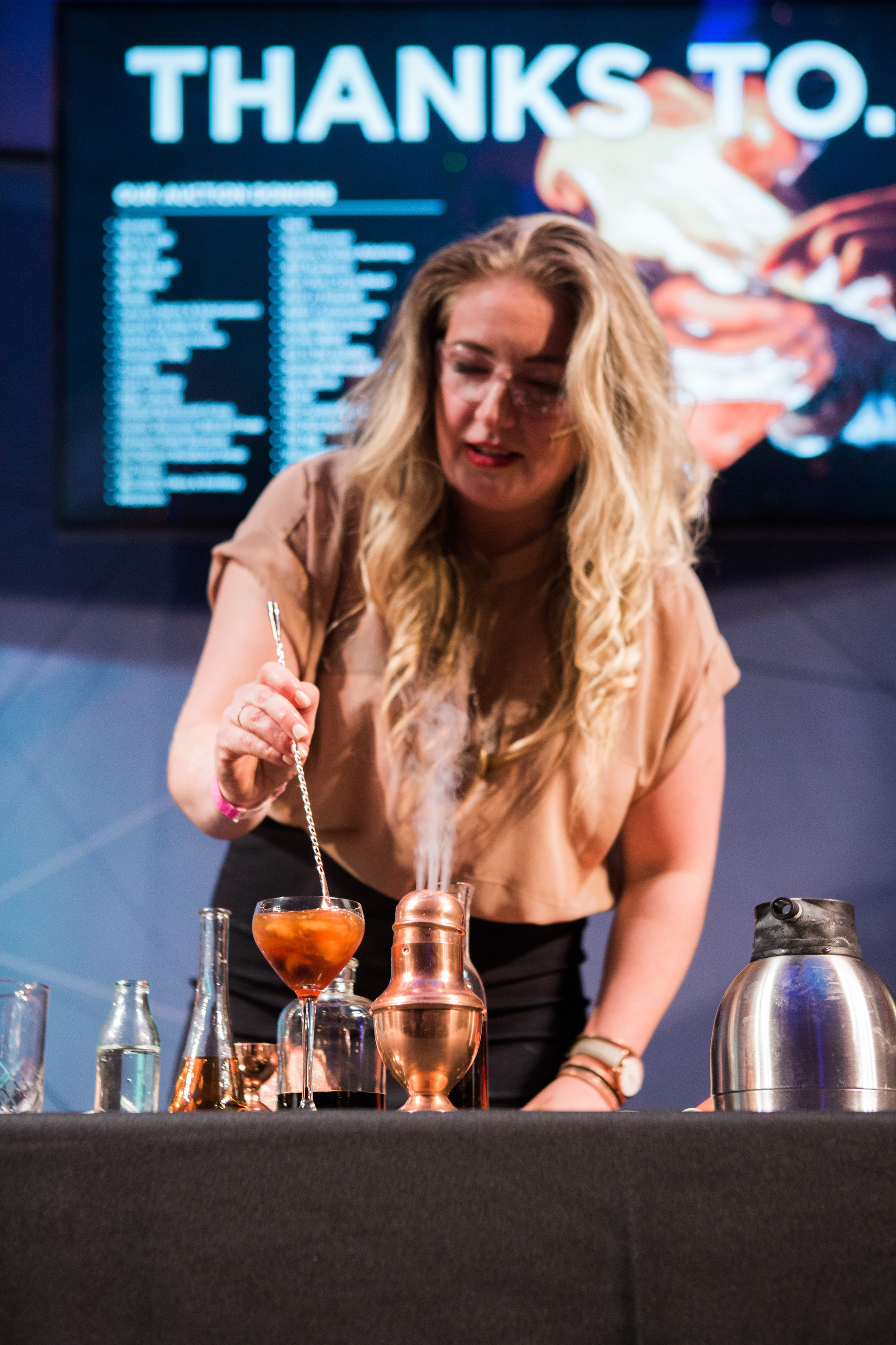 Amber Bruce, Bartender Competition Winner