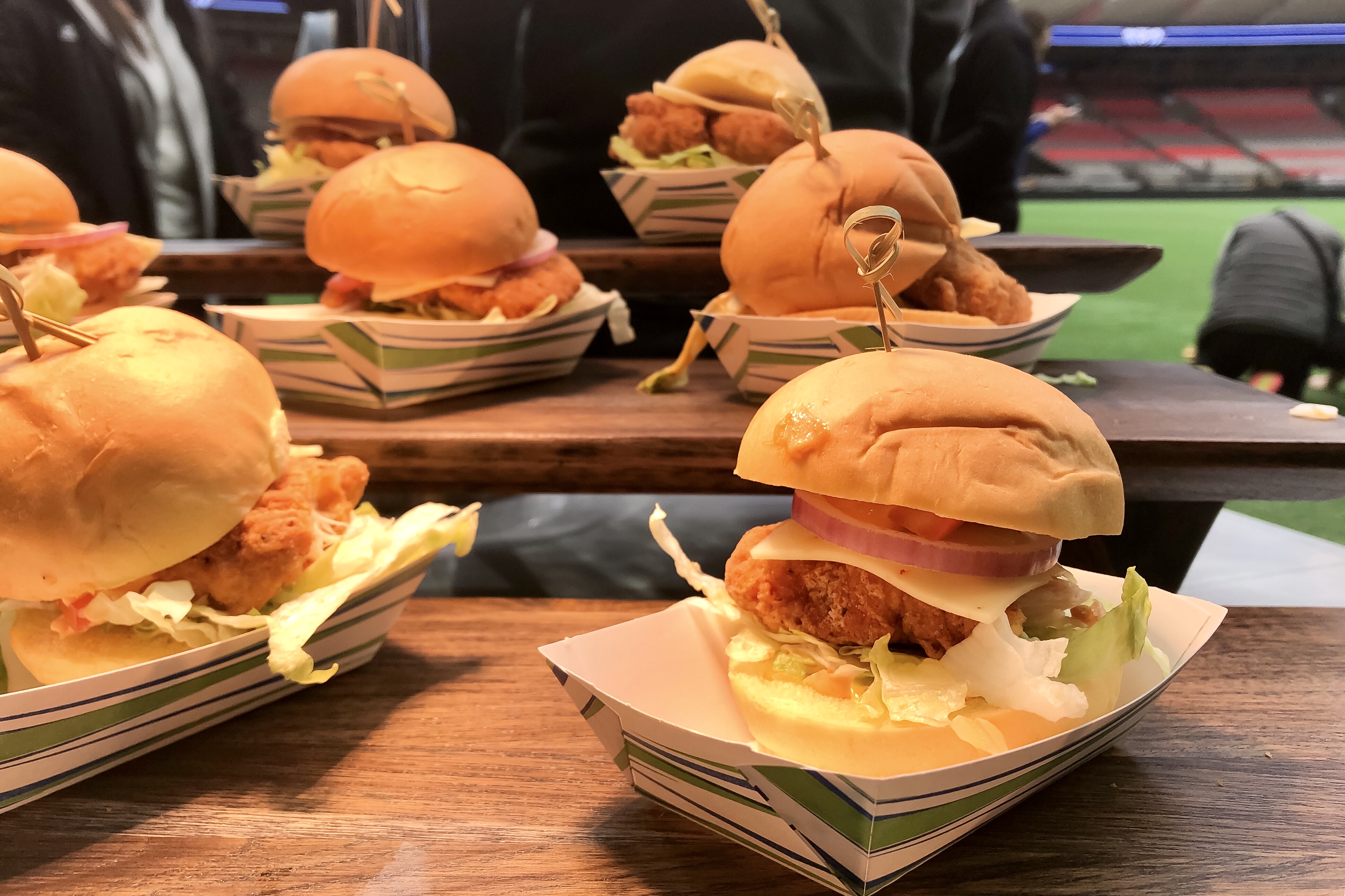 Buffalo Chicken Tenders Burger