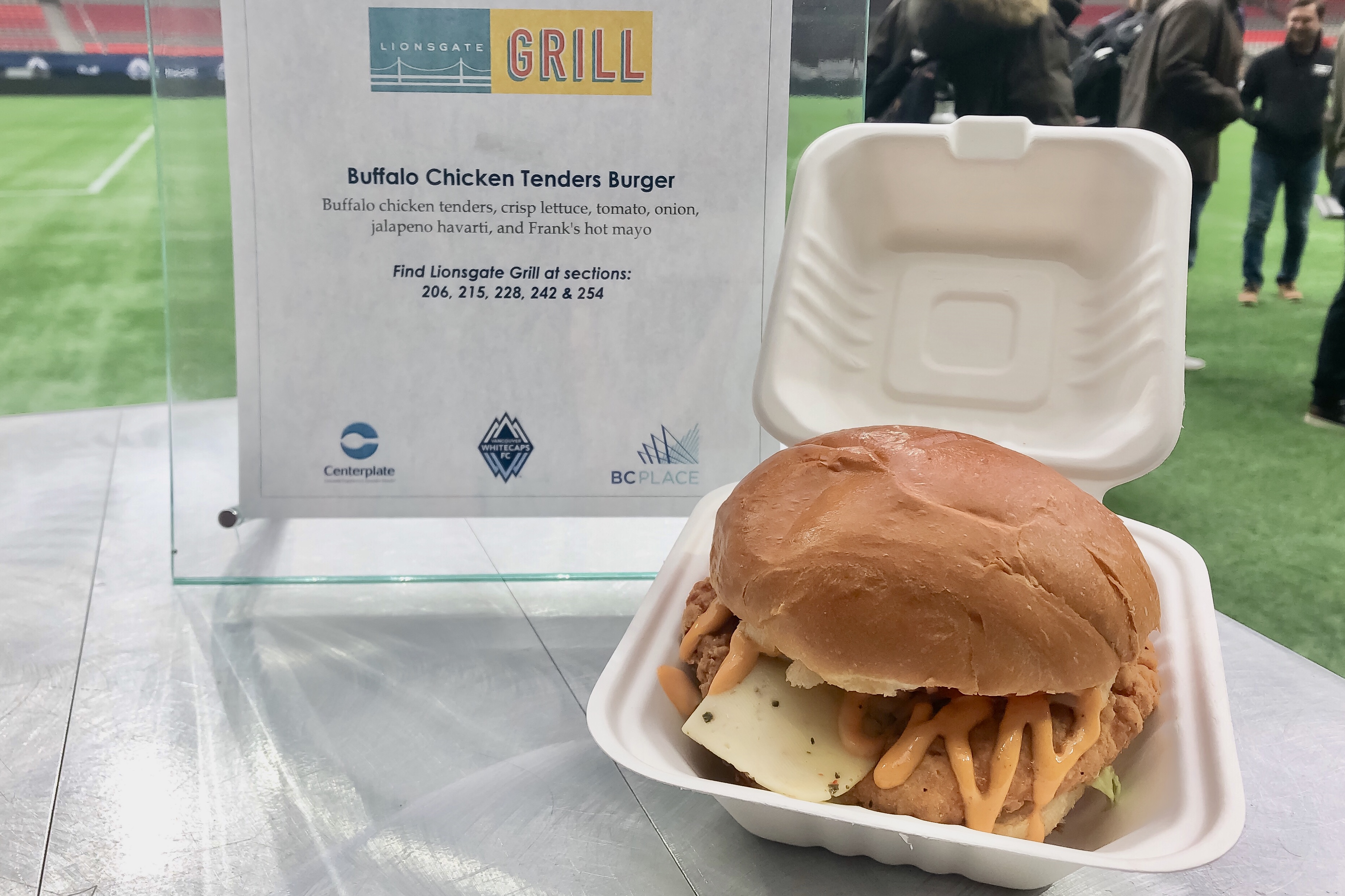 Buffalo Chicken Tenders Burger