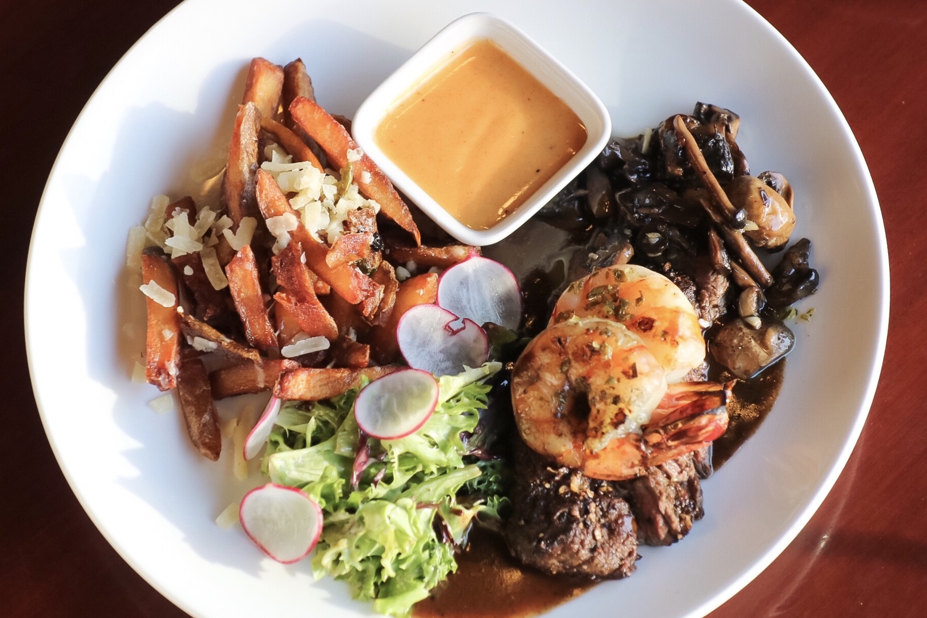 "Surf & Turf" Steak & Frites