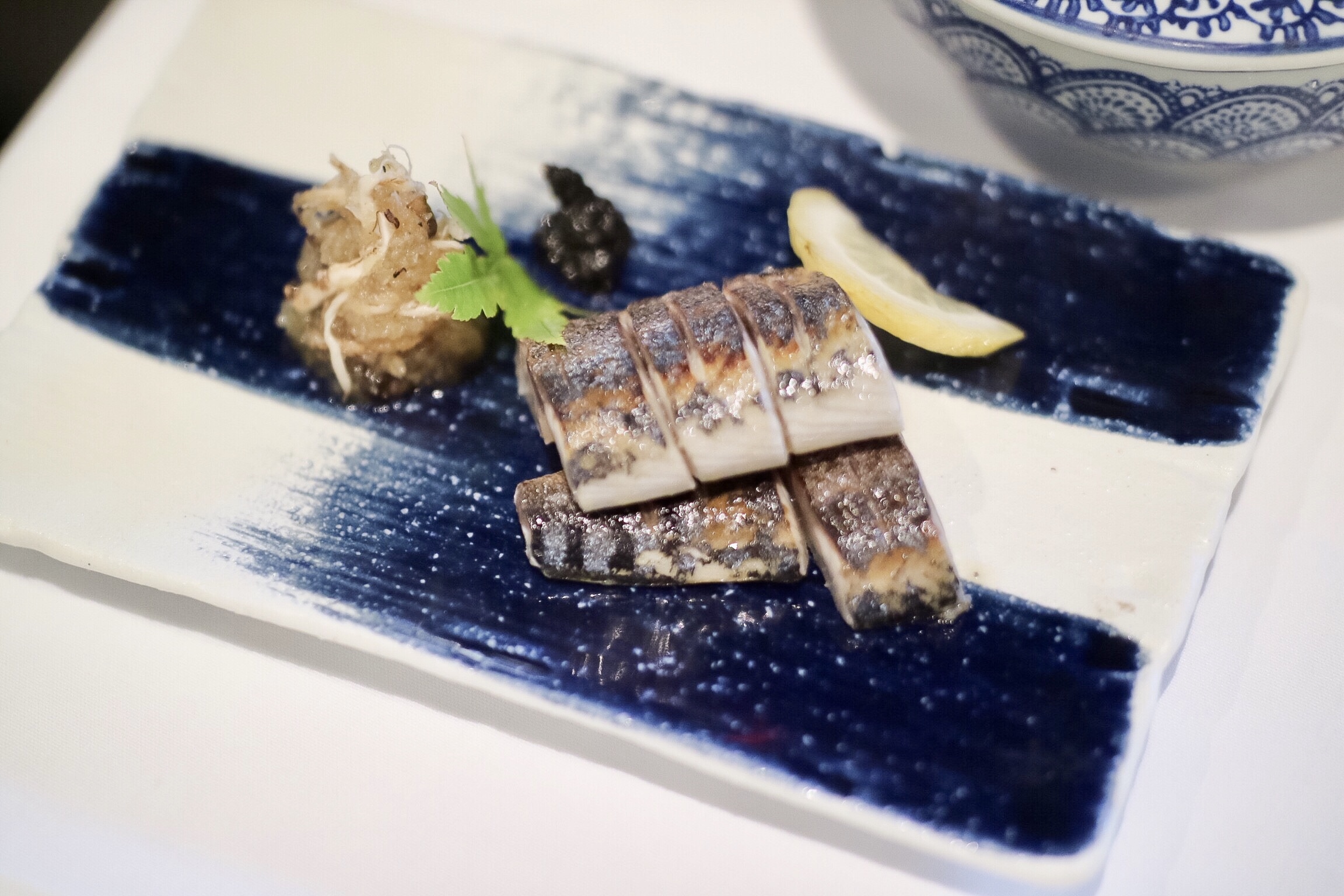 Aburi Saba with Yuzu Ponzu