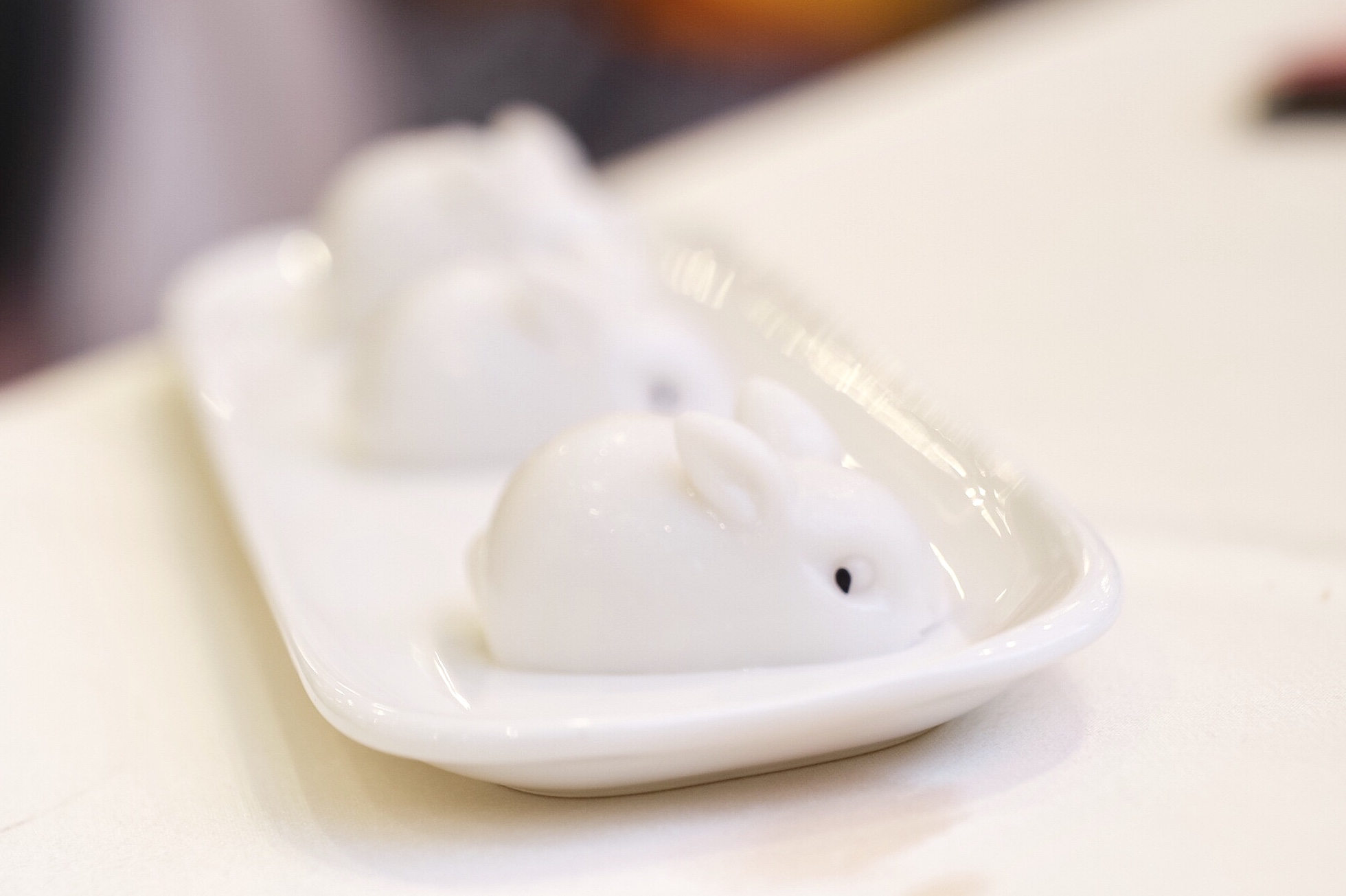 Chilled Coconut Pudding "Bunnies"