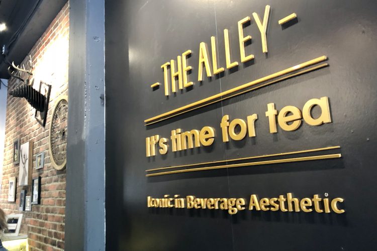 Newly opened bubble tea shop in downtown The Alley