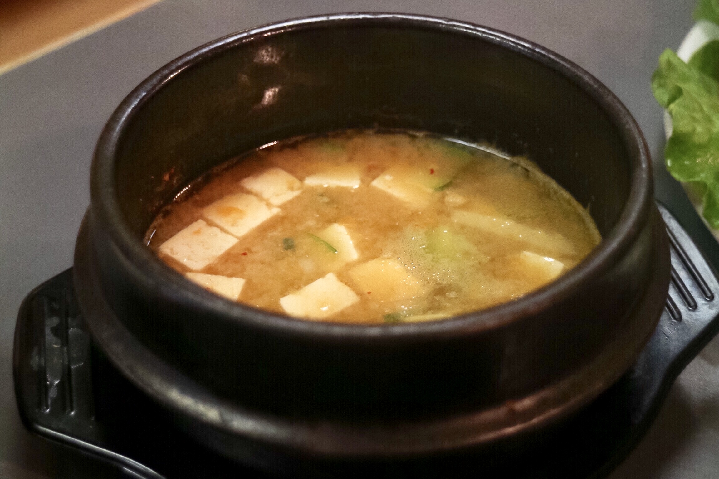 spicy tofu soup 