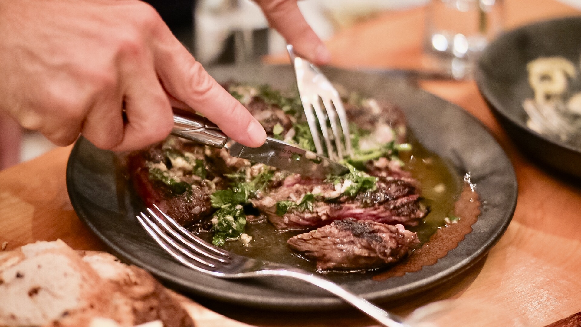 Grilled Skirt Steak with Salsa Verde
