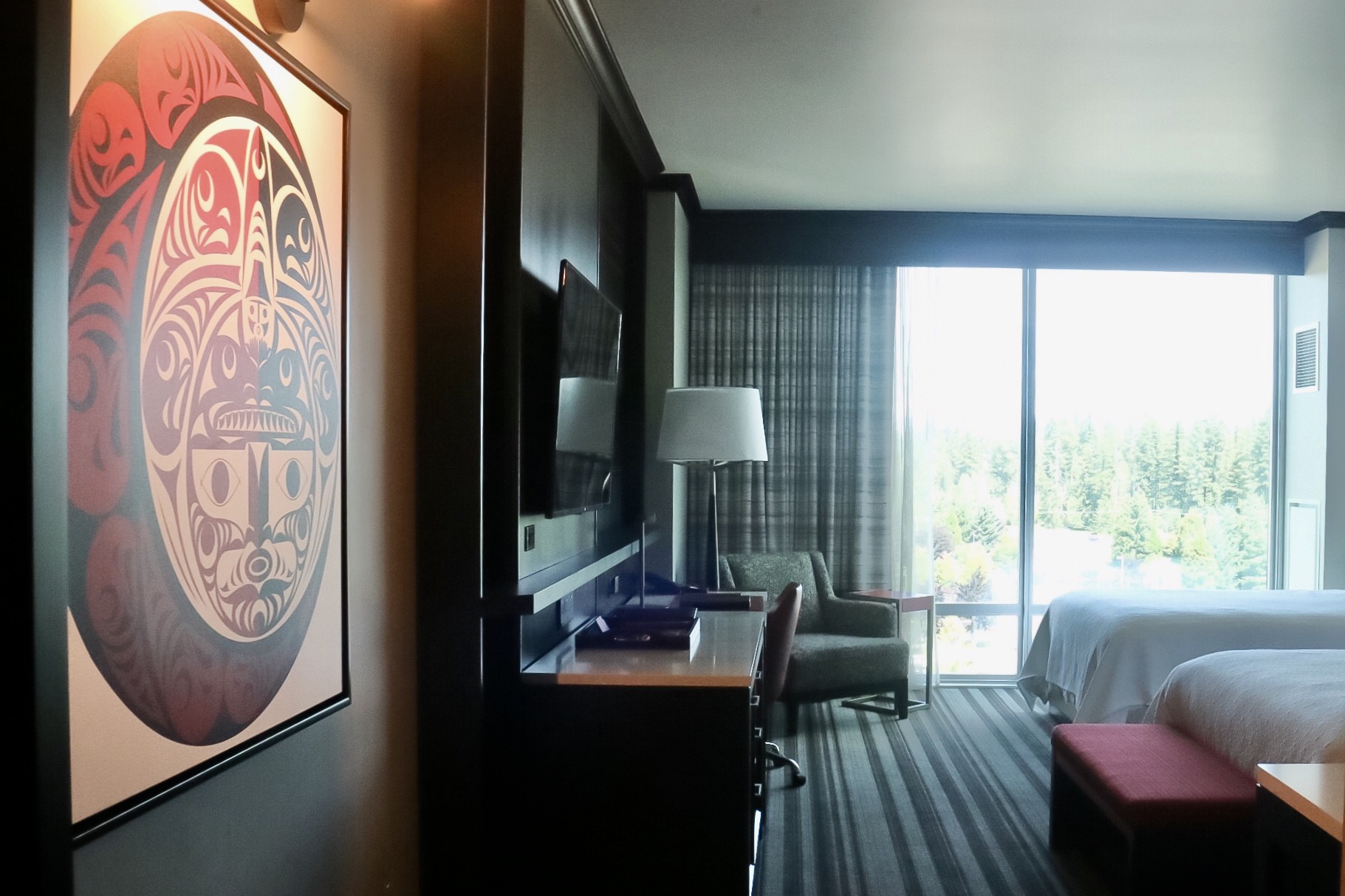 deluxe double queen room @ Tulalip Resort Casino
