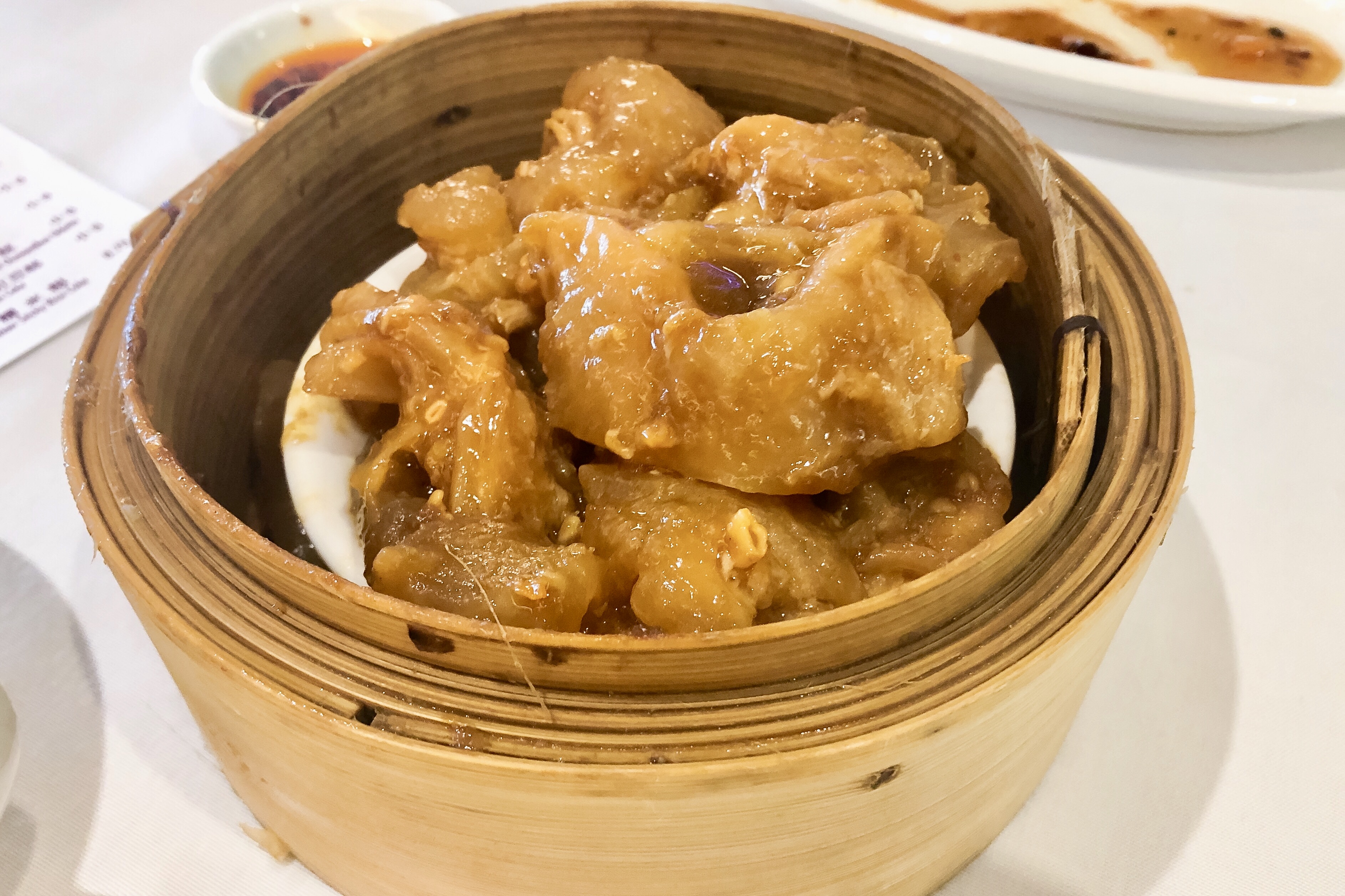 Steamed Beef Tendon in Peking Sauce