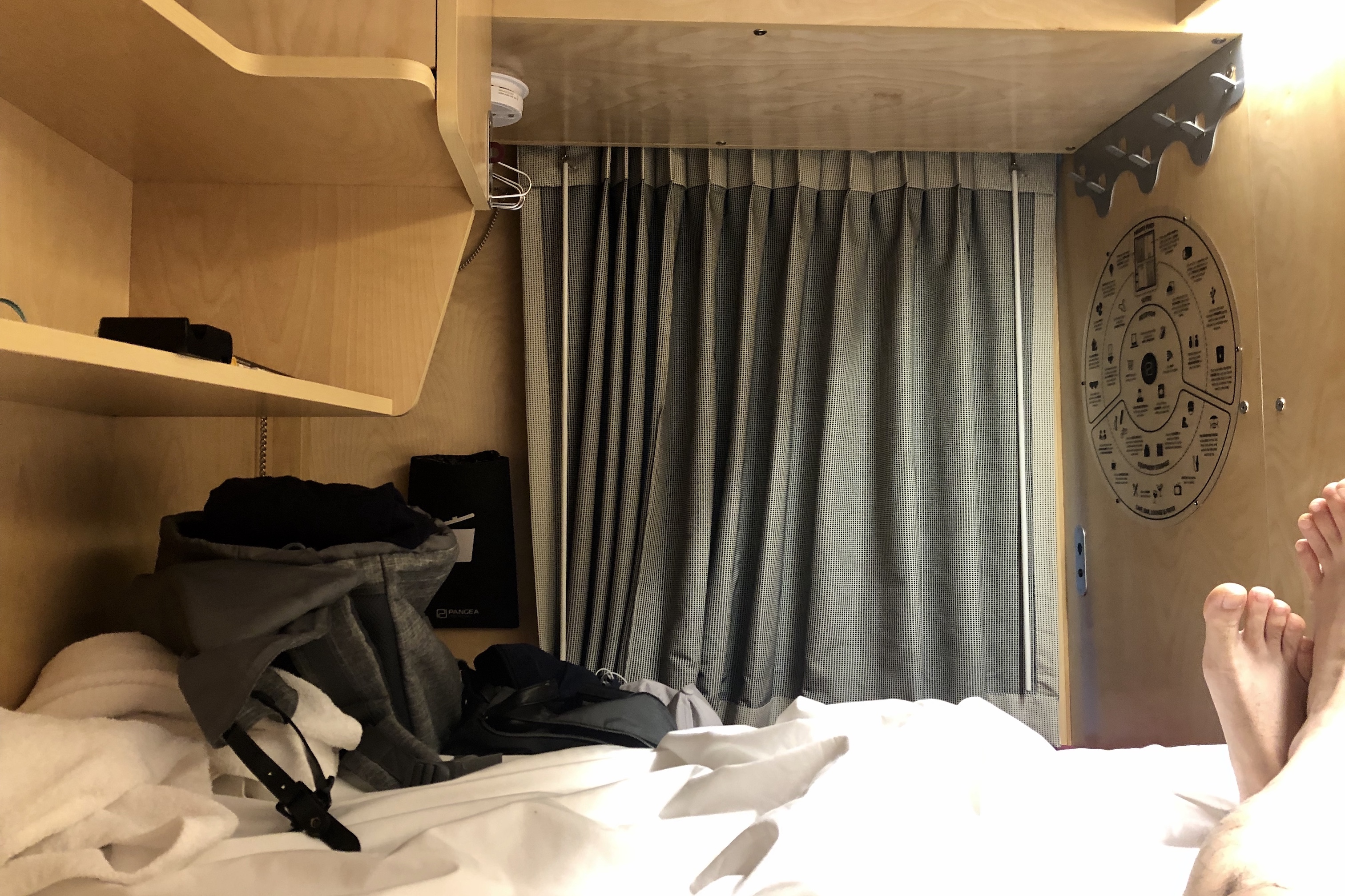 private pod @ Pangea Pod Hotel