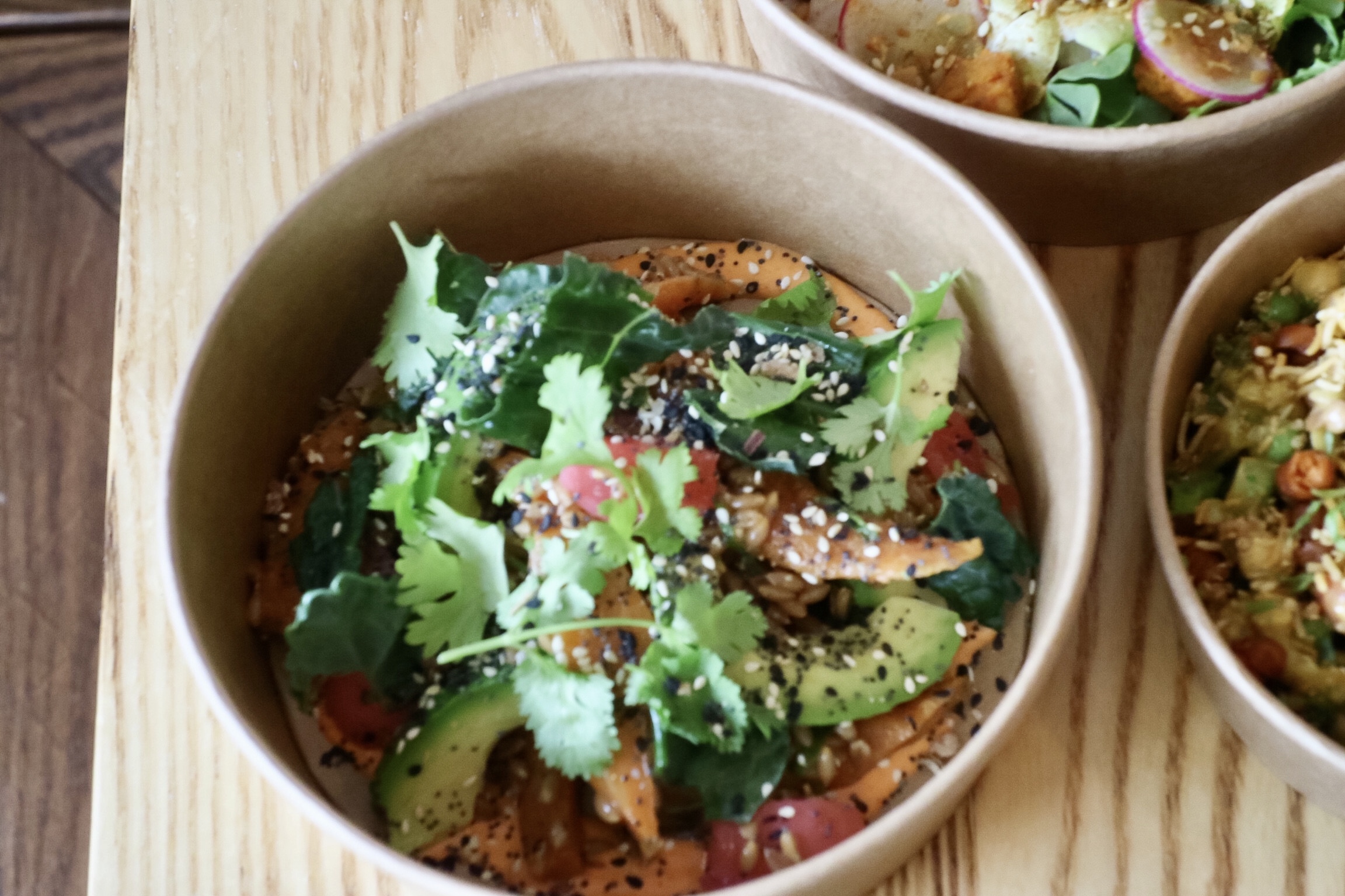 Carrot, Farro & Avocado Salad
