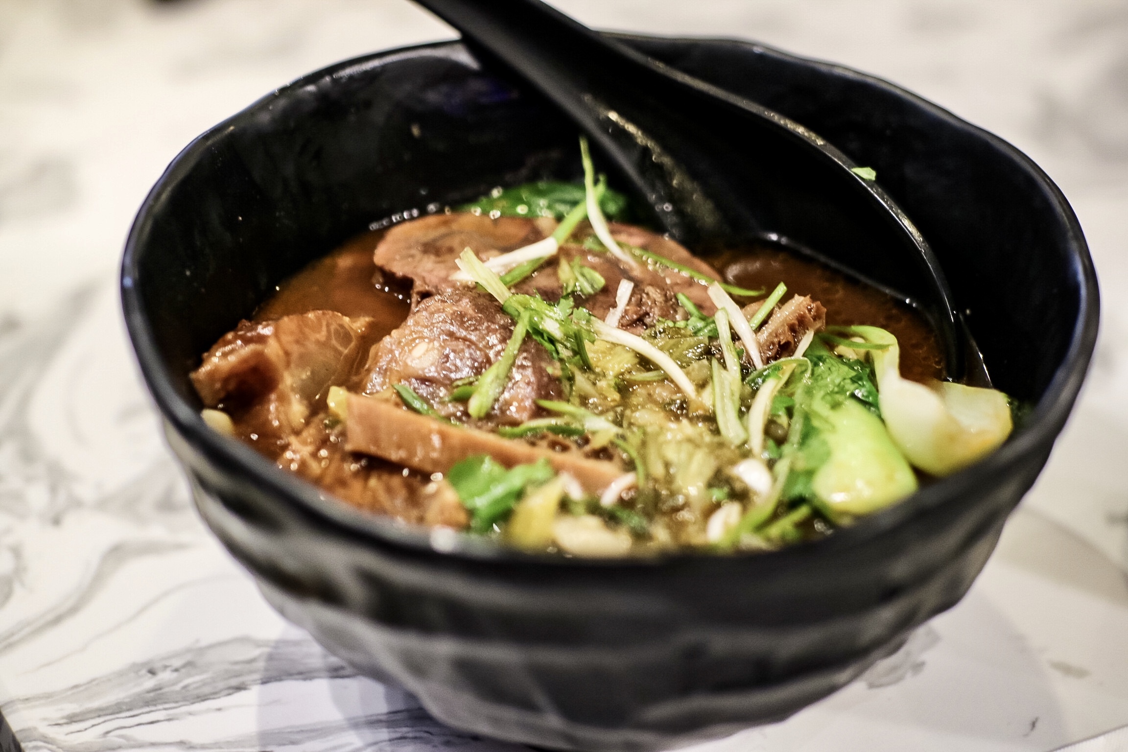 Trio Beef (Shank, Tendon, and Tripe) Noodle Soup