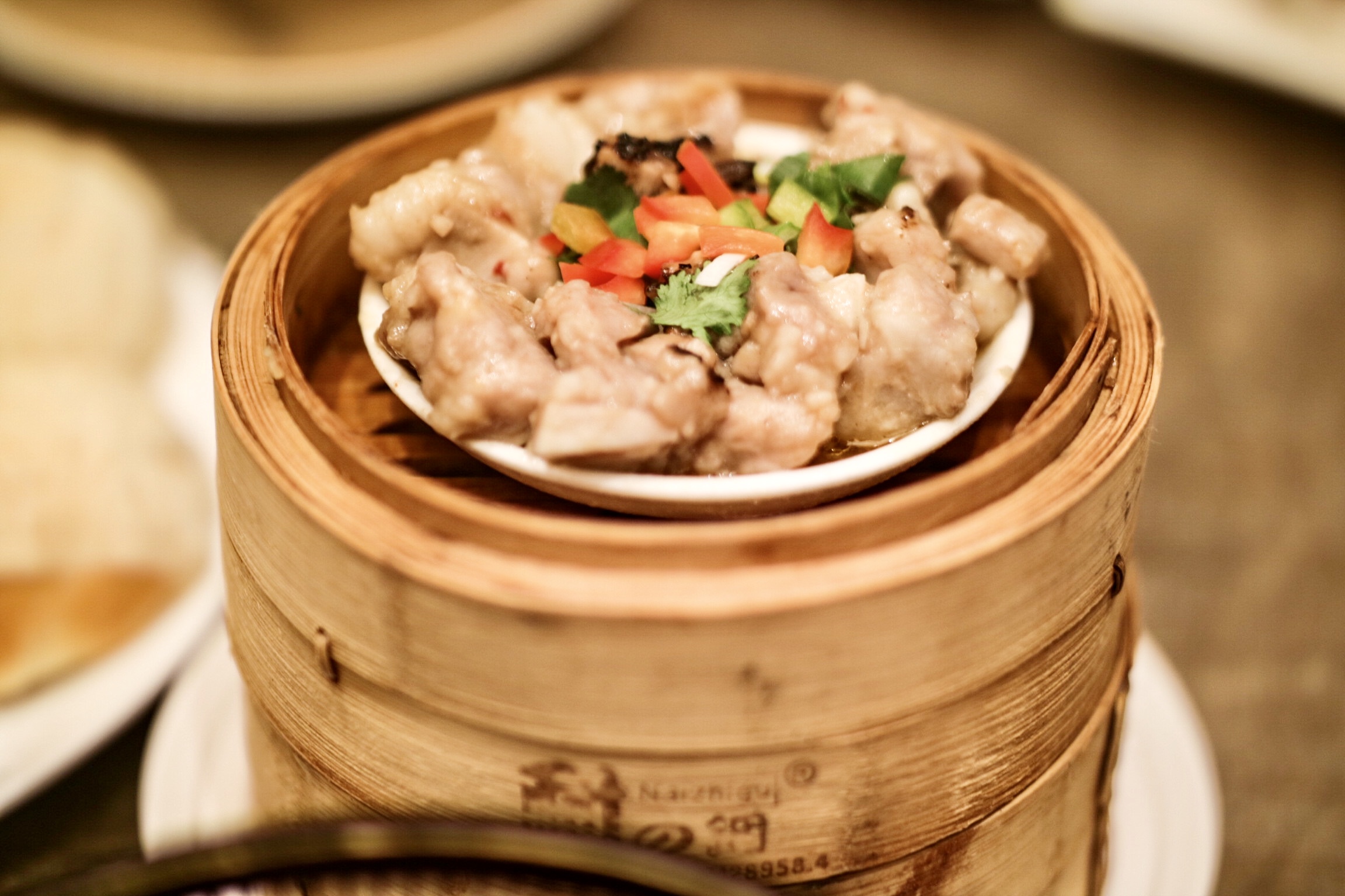 Steamed Spare Ribs with Pumpkin (金蒜南瓜蒸排骨)