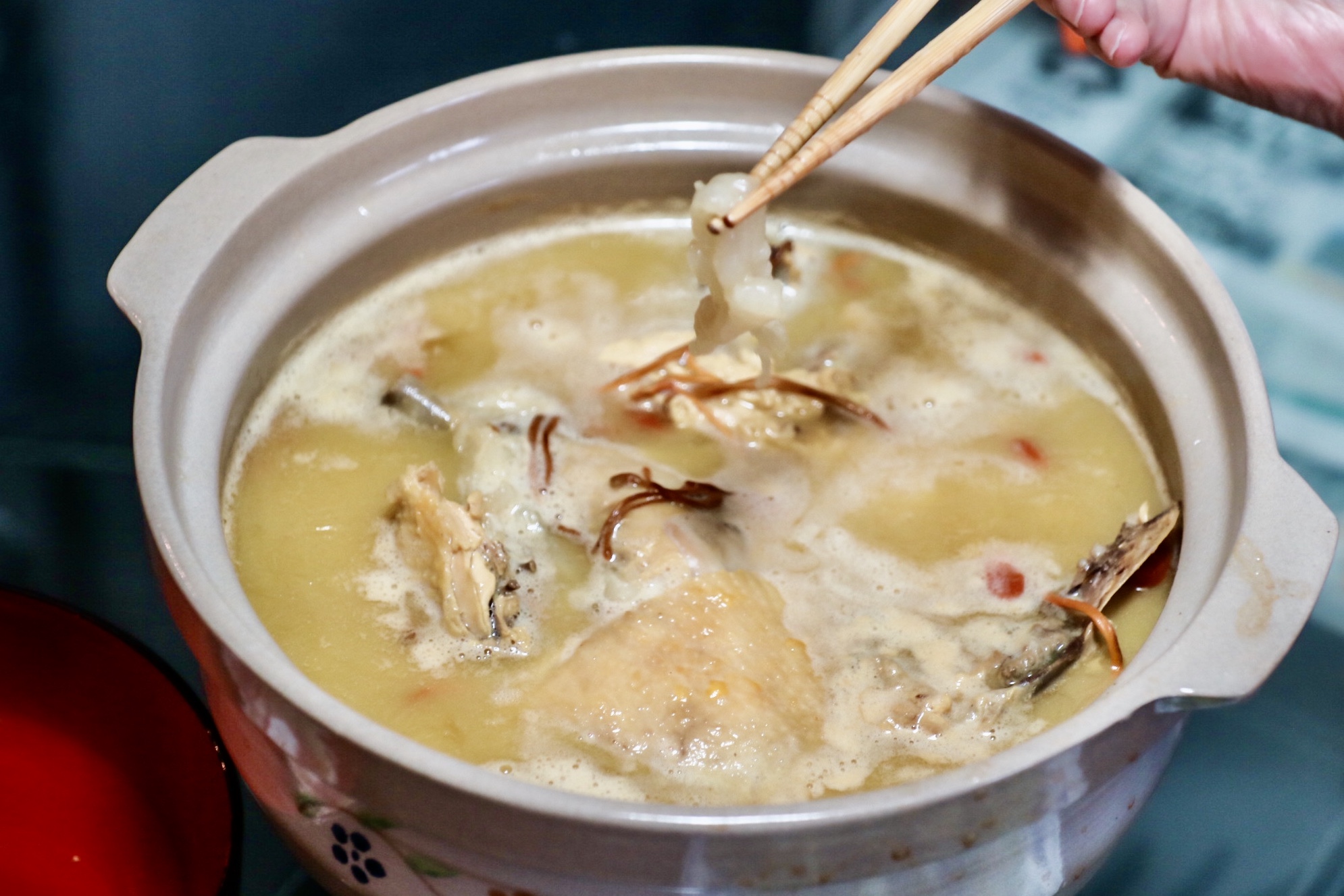 Signature Chicken & Fish Maw Hotpot