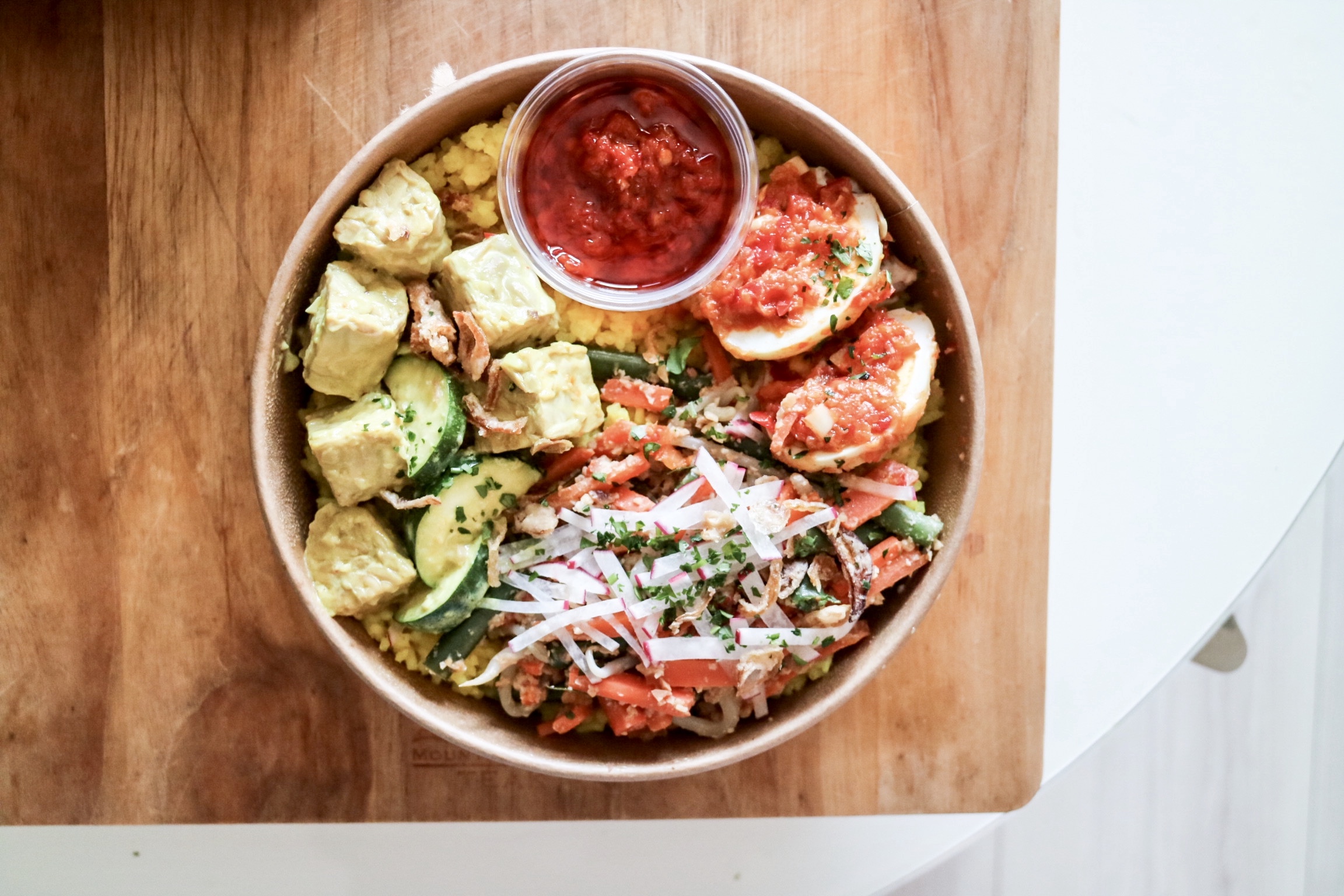 Stewed Tempeh & Zucchini Bumbu Terik Nusantara Bowl