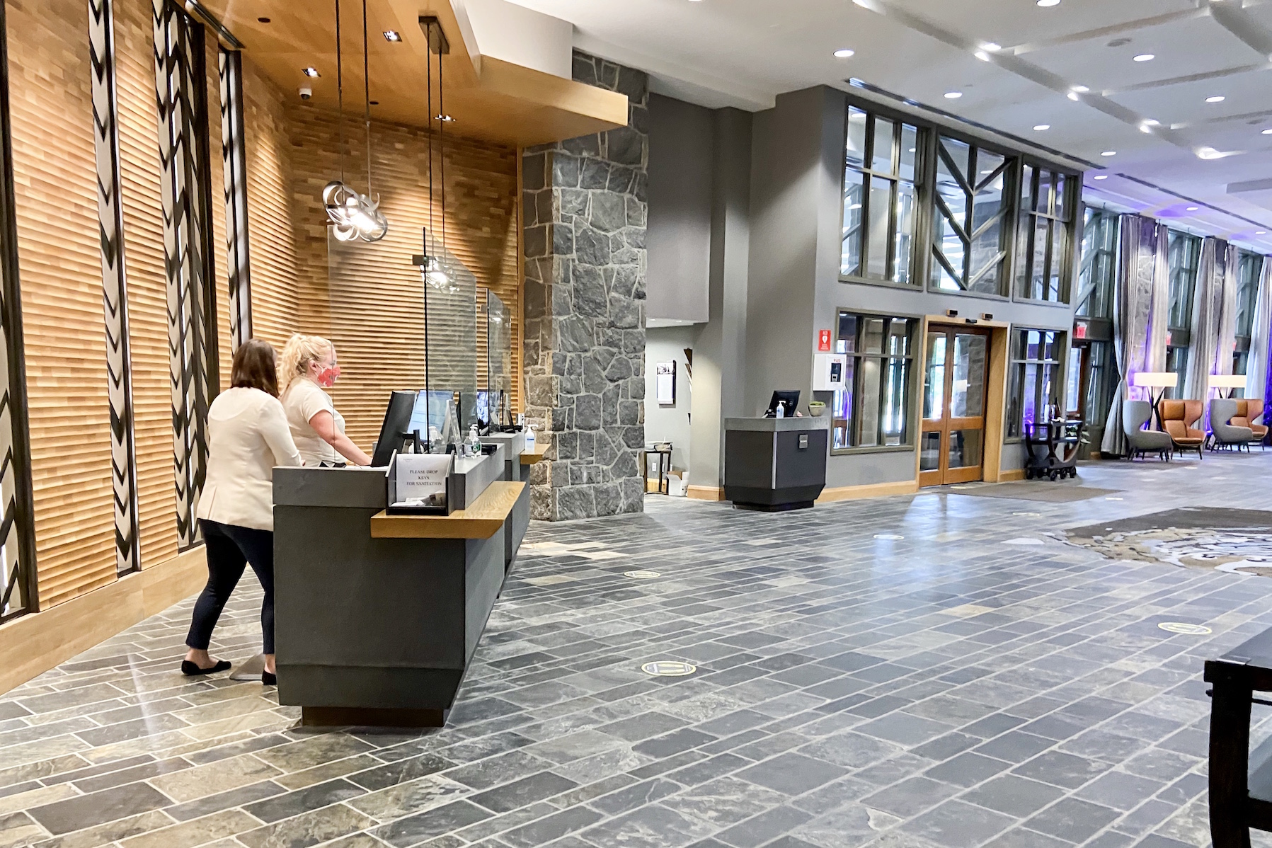 Check-in at Westin Whistler