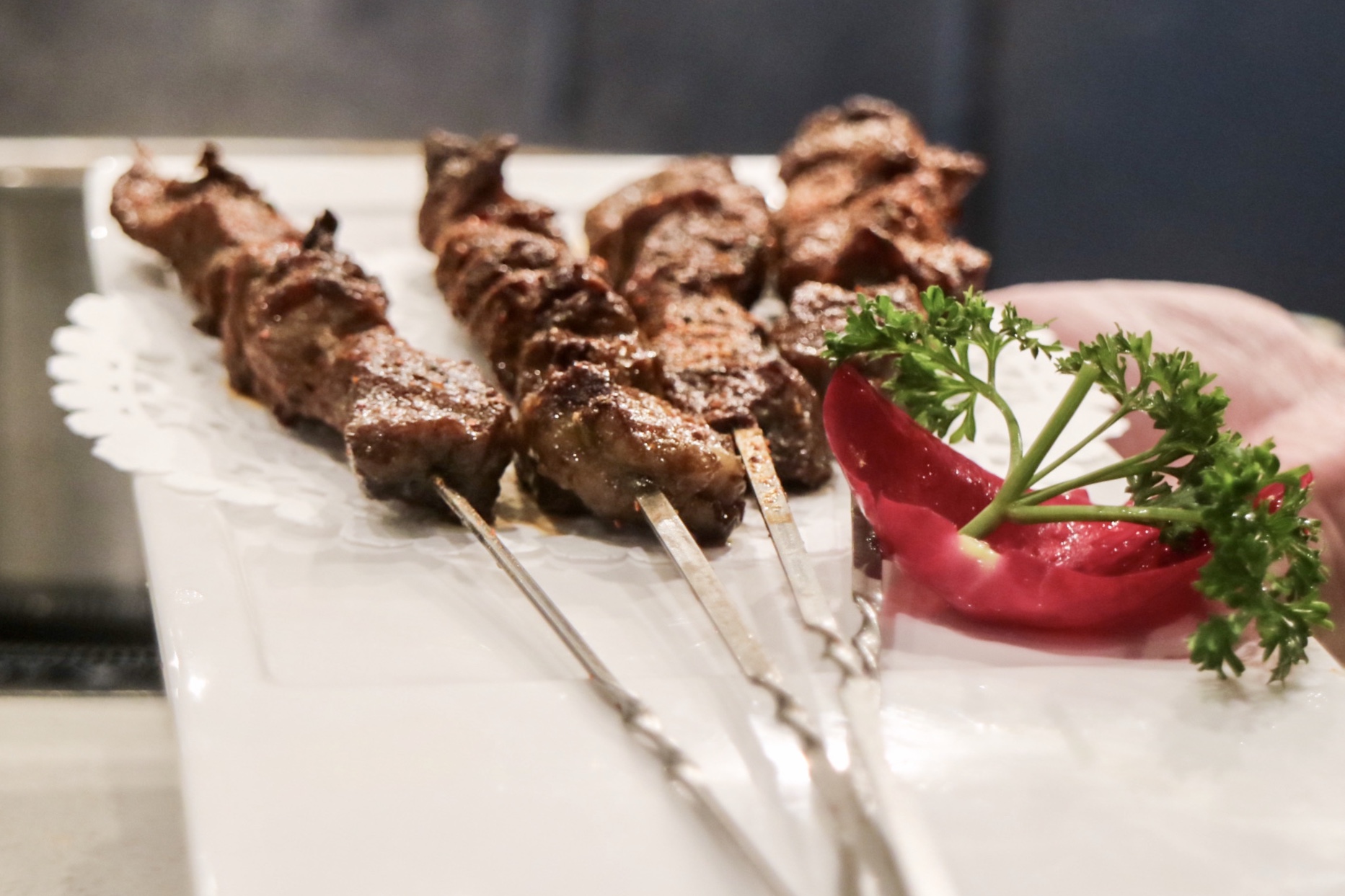 Lamb on Skewers
