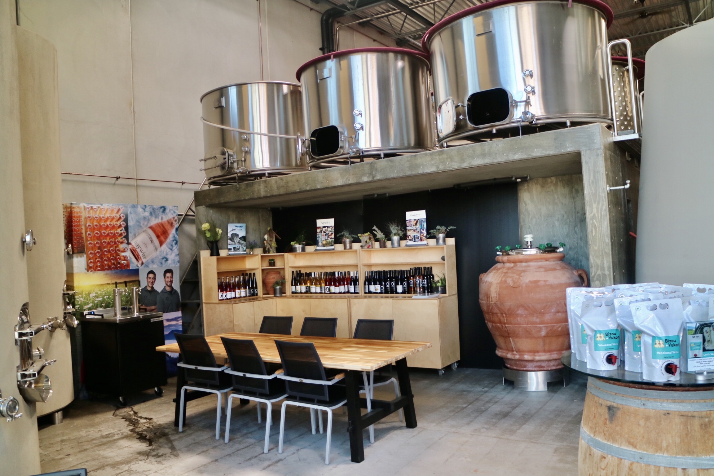 Stainless steel tanks