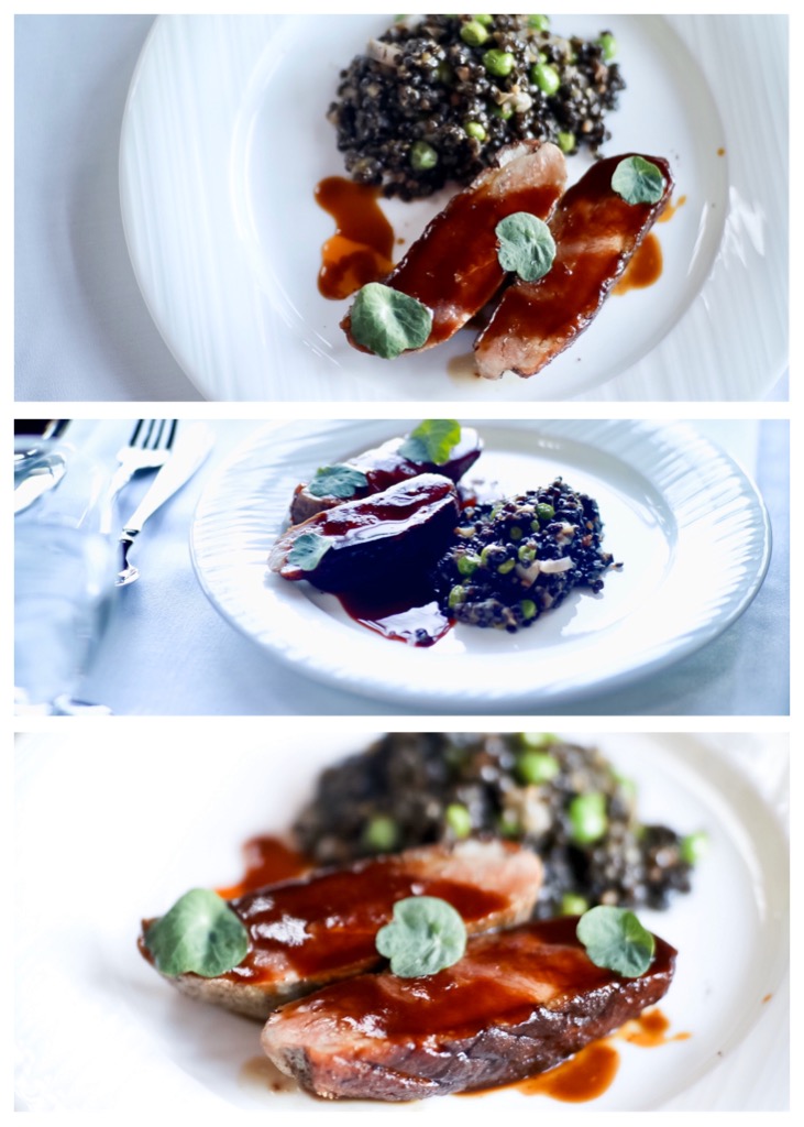 5-Spice Duck Breast with Lentils & Fresh English Peas