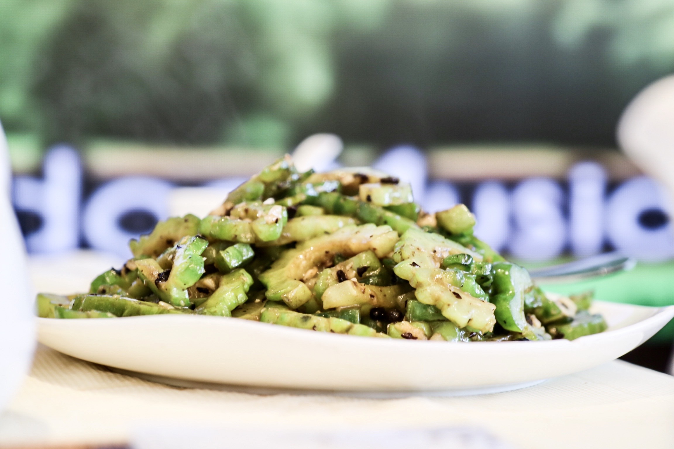 Stir Fried Bitter Melon with Garlic