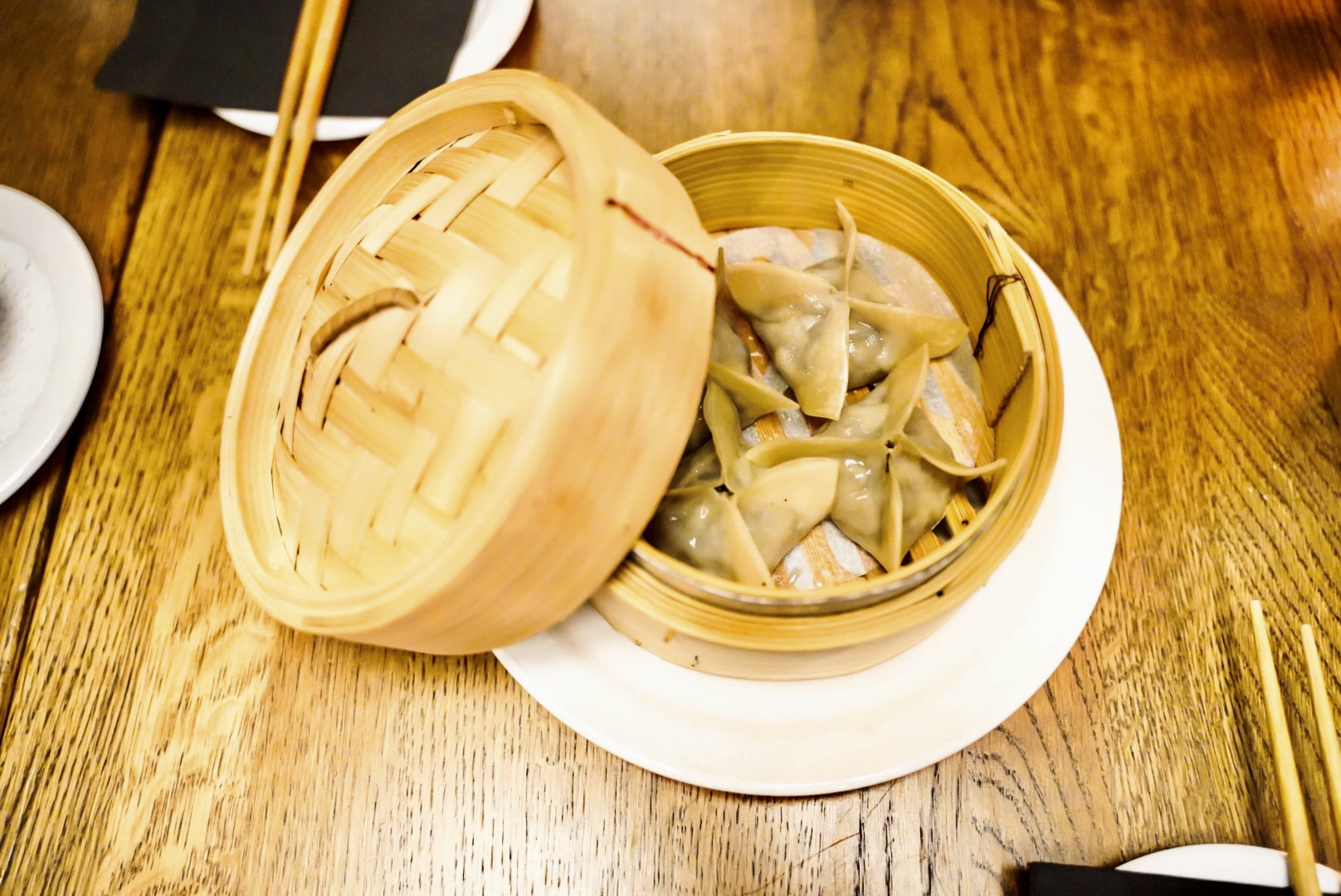 Oyster King Mushroom and Tofu Dumplings